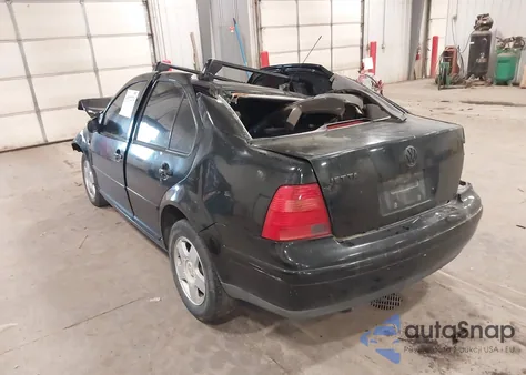 2002 Volkswagen Jetta Gls из США, поврежденный, VIN 3VWSB69M32M001068